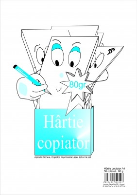 Hartie copiator A4 80g 50 coli/set  TP