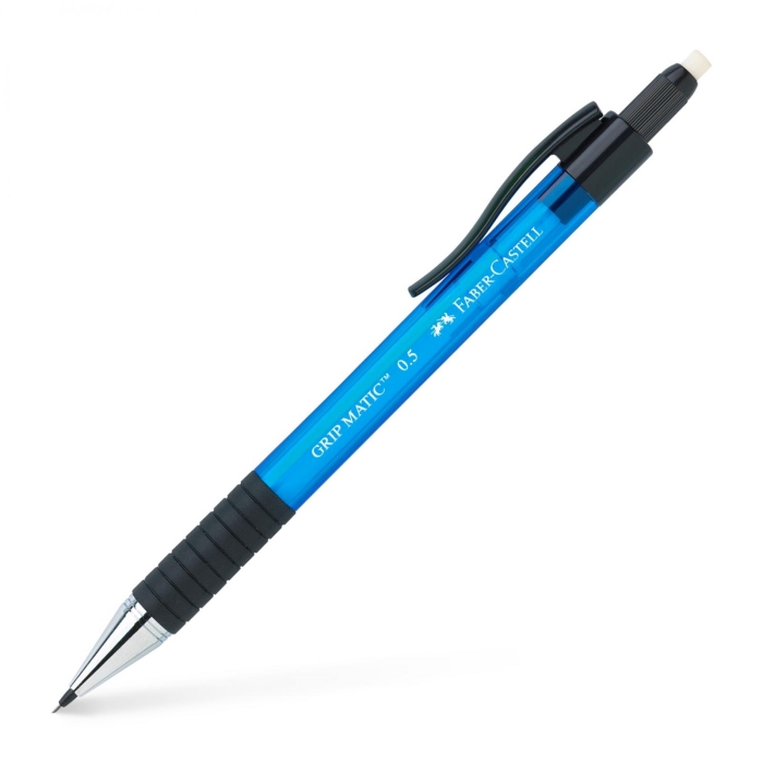 Creion mecanic Grip-Matic Faber-Castell albastru
